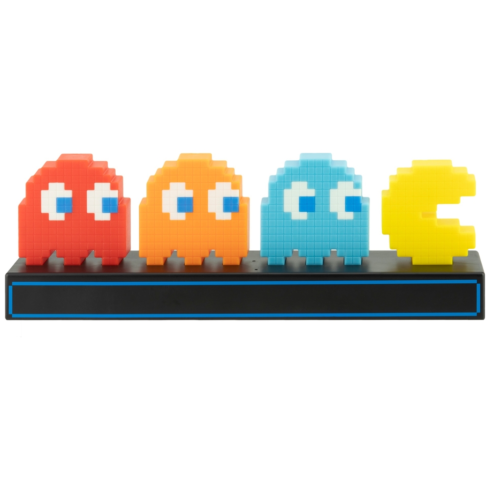 Pac-Man- und Geister-Symbole Licht