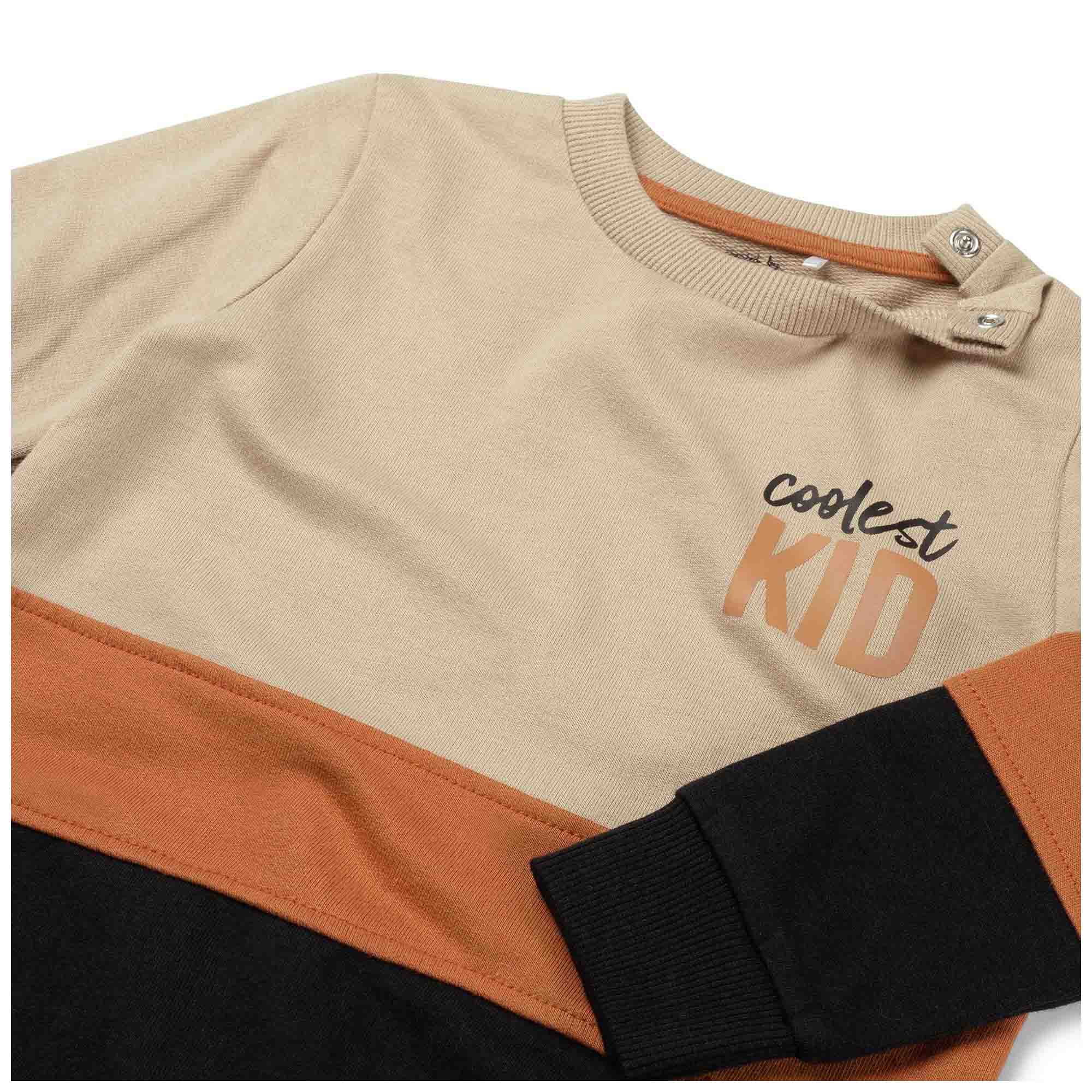 Prénatal baby sweater lange mouwen meerkleurig multi