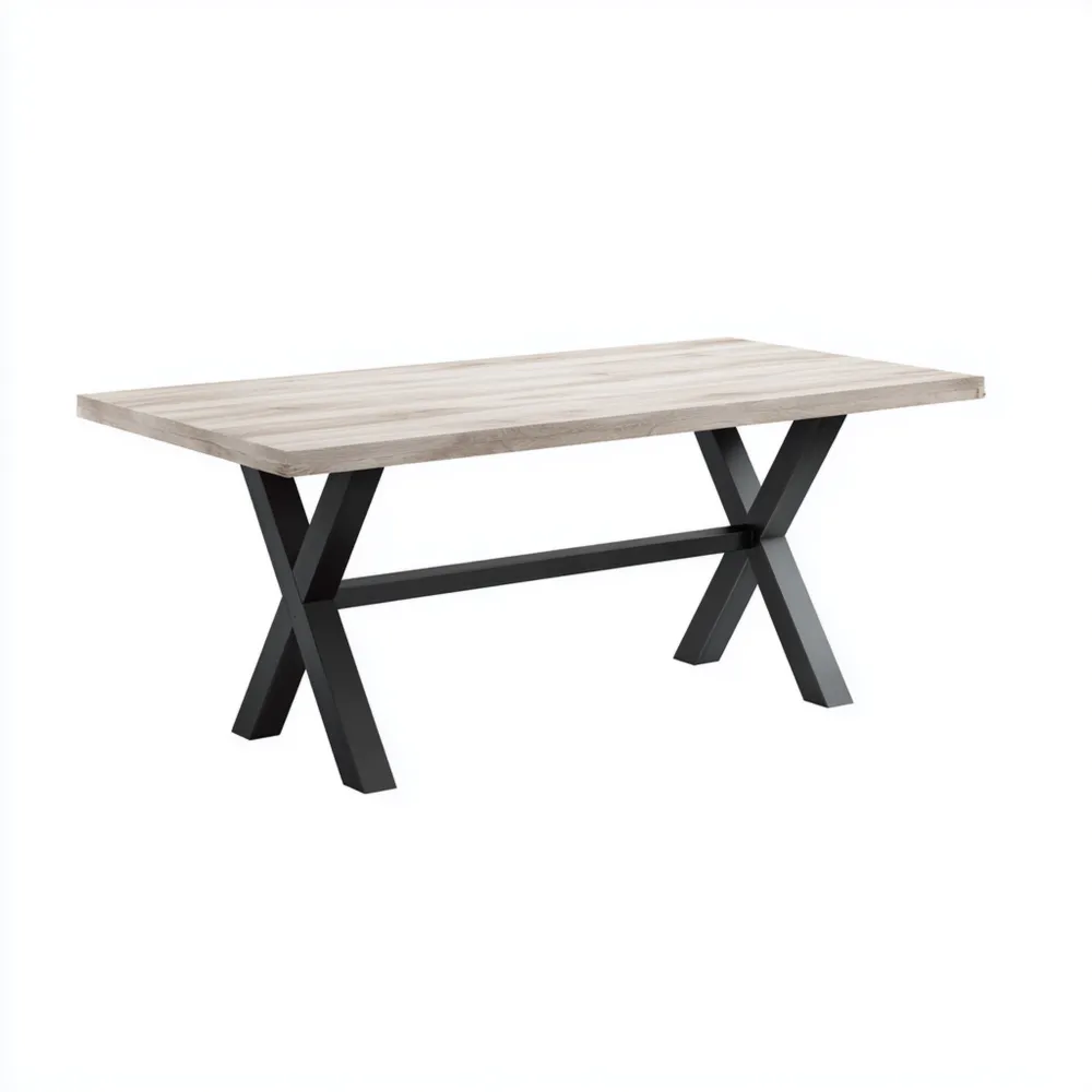 Esstisch Holztisch 180x90x75 cm - Eichefurnier - Modernes Design