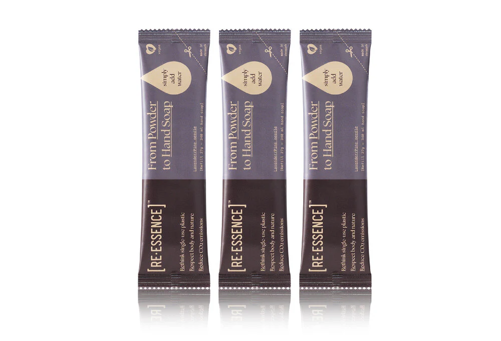 RE·ESSENCE  Håndsæbe refill, 3 stk - lavendel/fyrretræ
