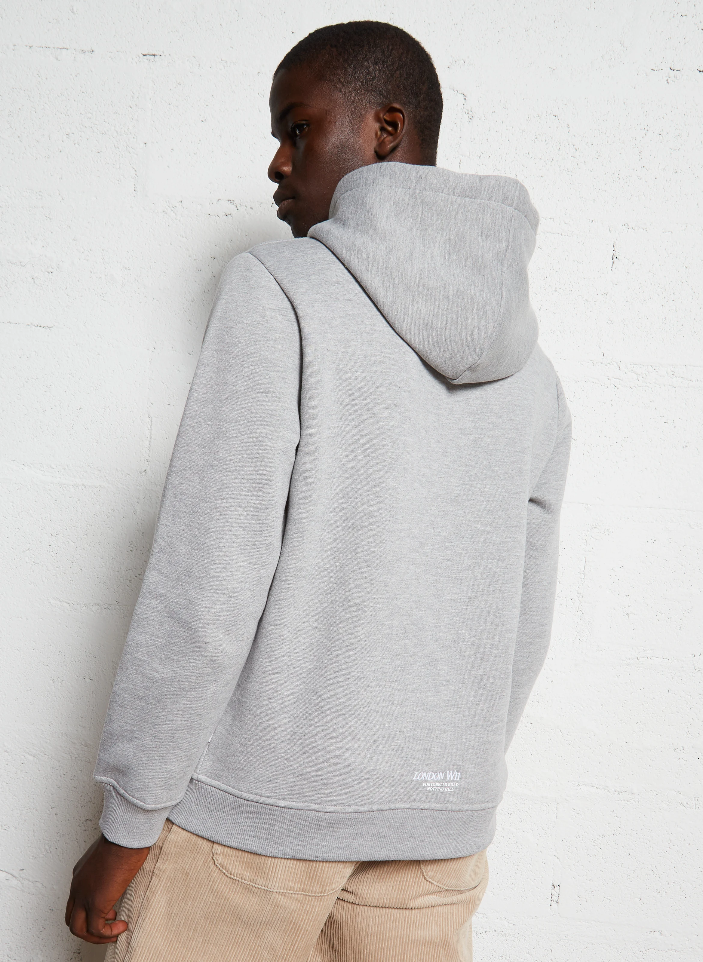 Sweat en coton mélangé | Gris