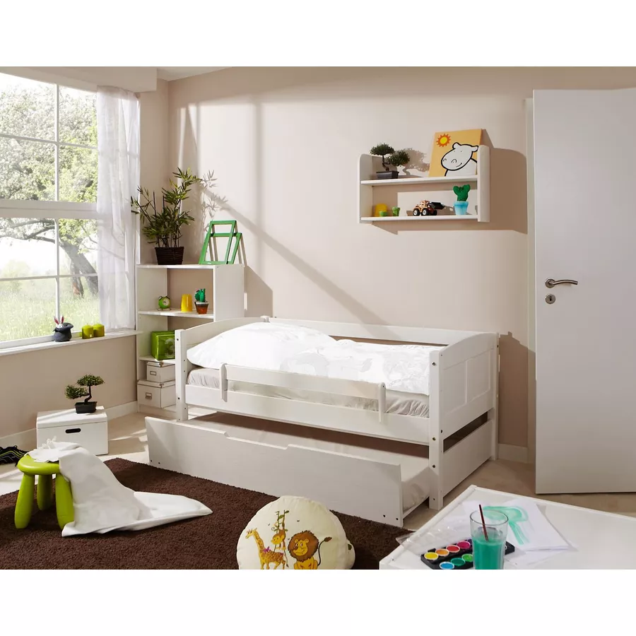 TiCAA Himmelbett Mini mit Zusatzbett Stern Rosa