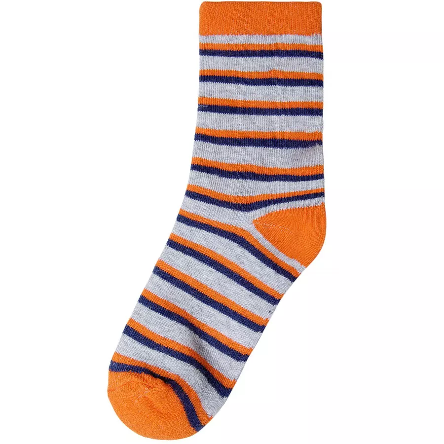 MINOTI 7er-Pack Socken BlauOrangeGrau