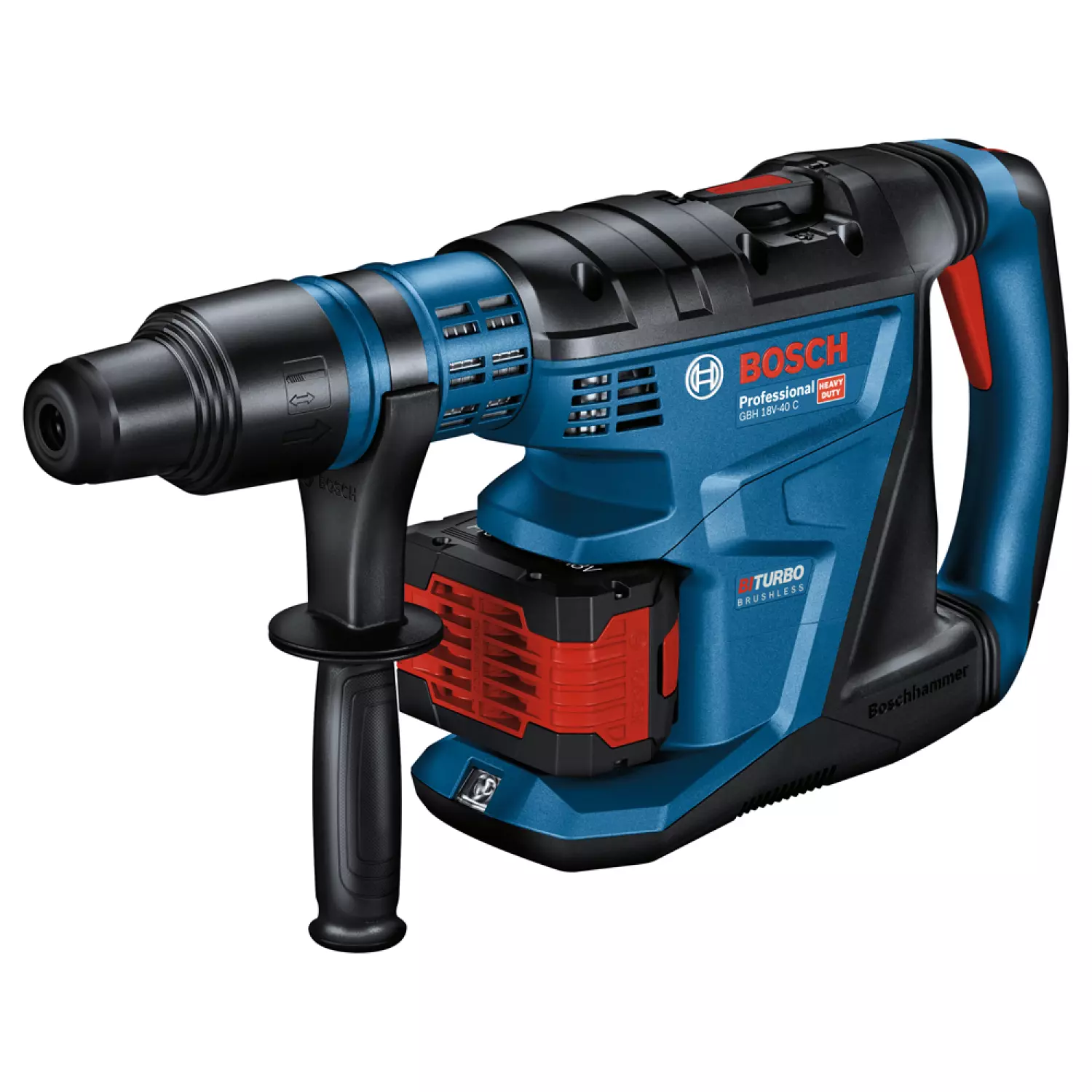 Bosch GBH 18V-40 C 18V Li-ion Accu boorhamer set (2x 5.5 Ah) in XL-Boxx - 9J - 40mm