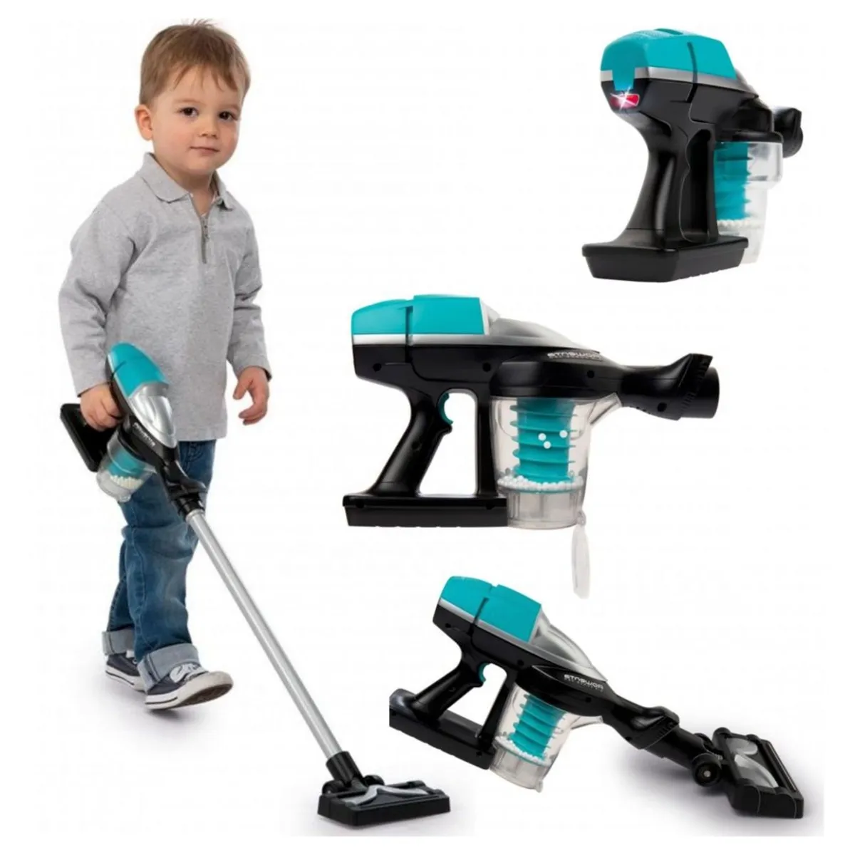 Smoby Rowenta Aspirateur à Main - Lumière et Son