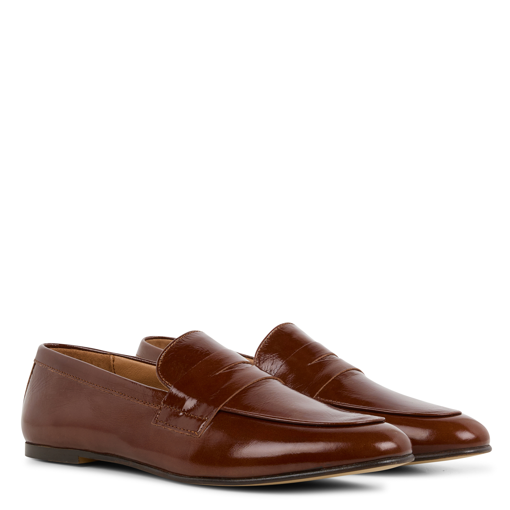 CIRCE - Mocassins en cuir | Marron