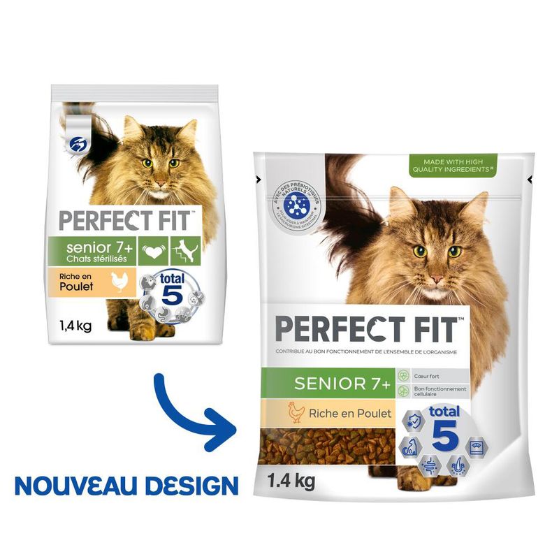 Perfect Fit Sterilisé Senior 7+ Riche en poulet