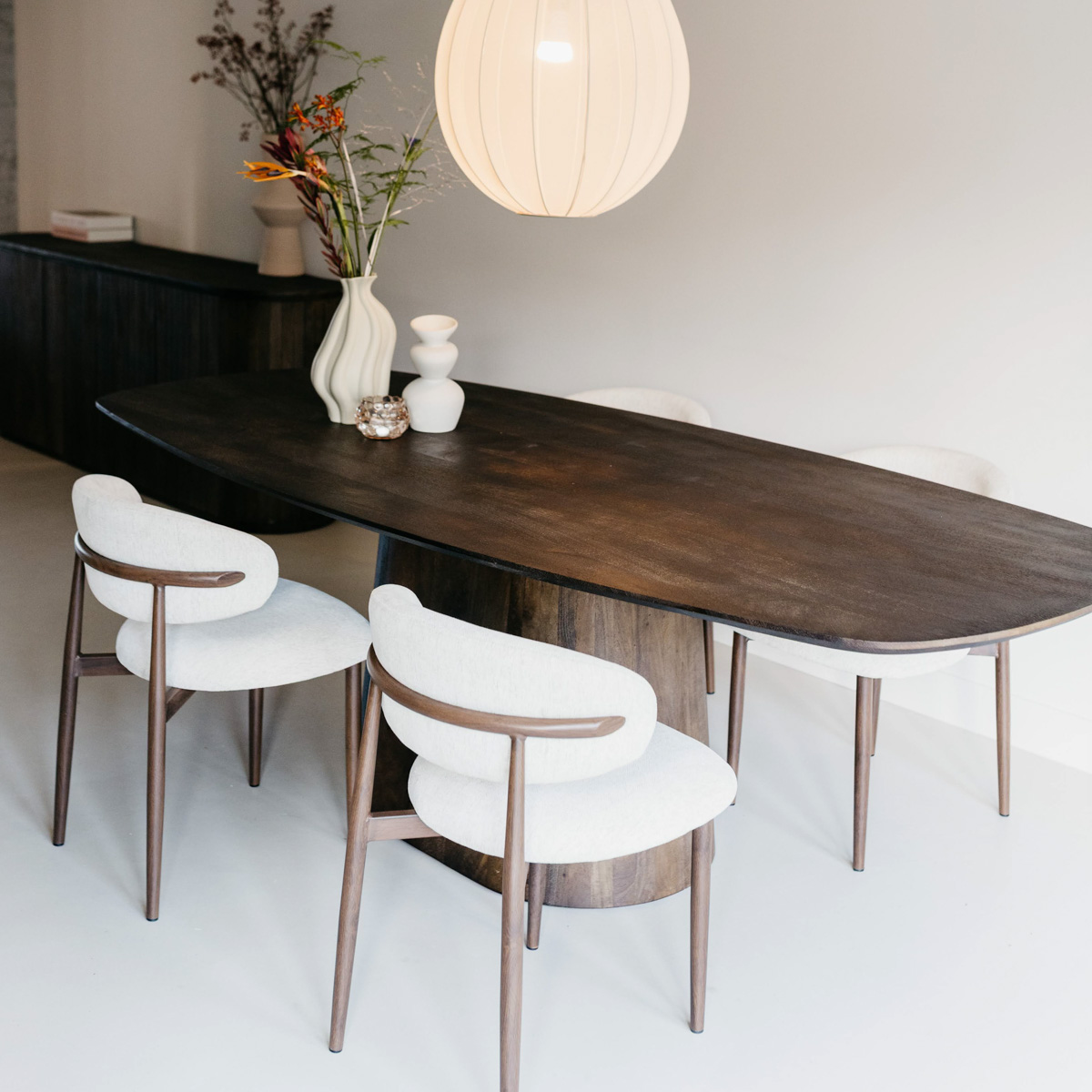 Eetkamertafel Stockholm deens ovaal 240cm