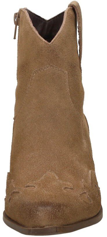 Sub55 Enkellaarsjes Hak beige