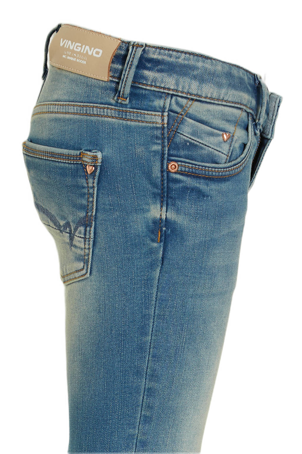 Vingino skinny jeans Amiche tinted mid blue