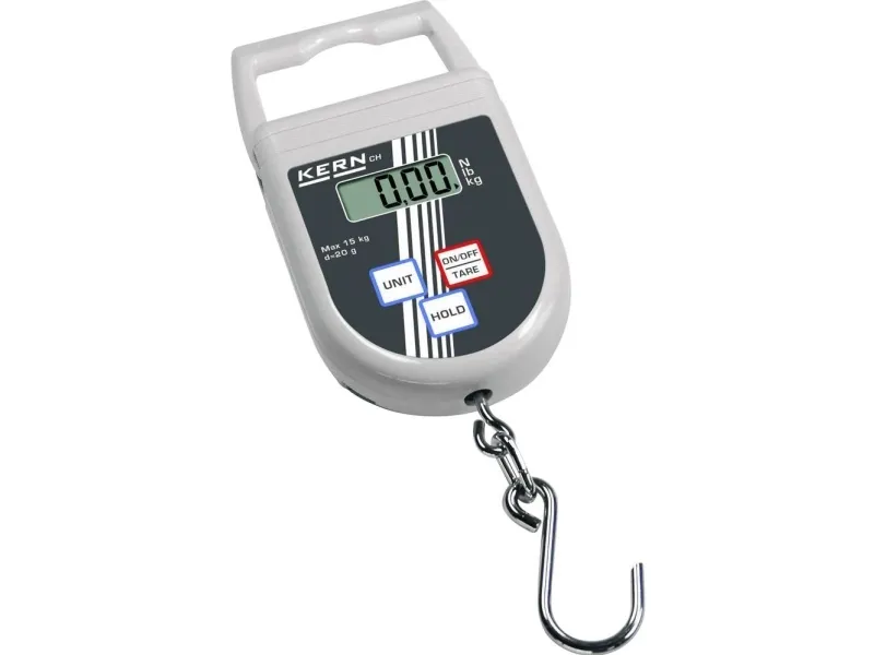 Kern CH 50K100 C Hængevægt Kalibreret (DAkkS) Vejeområde 50 kg Aflæsningsnøjagtighed 100 g Batteridrevet