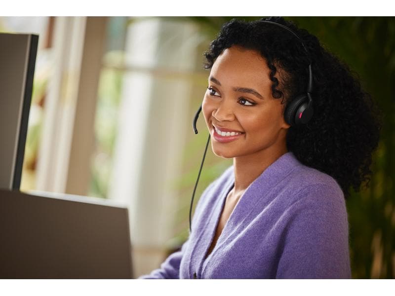 Jabra Headset Engage 50 II MS Duo USB-C, mit Inline Link Das weltbeste Headset für präzise Kundengespräche