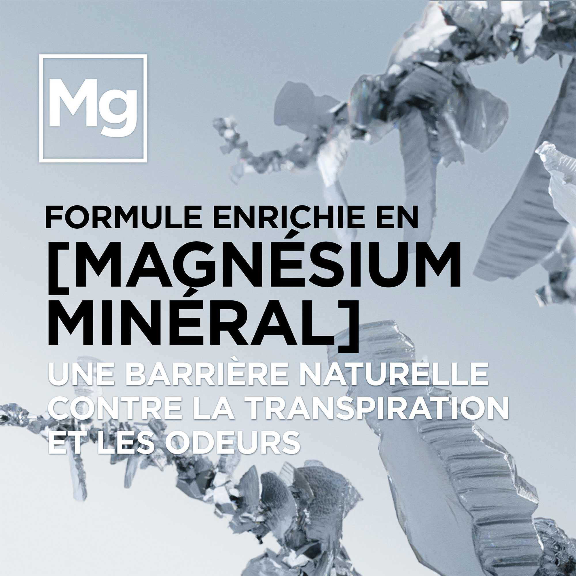 Magnesium Defense Déodorant Bille 48H Hypoallergénique Men Expert