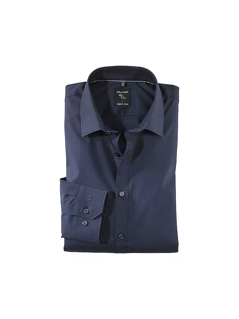 OLYMP NO.6 Business Hemd Super Slim blau