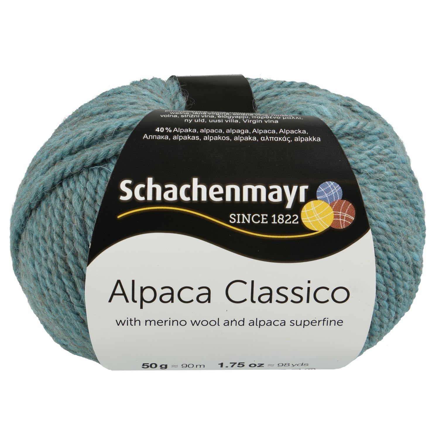 Handstrickgarn ALPACA CLASSICO - aqua - 50g