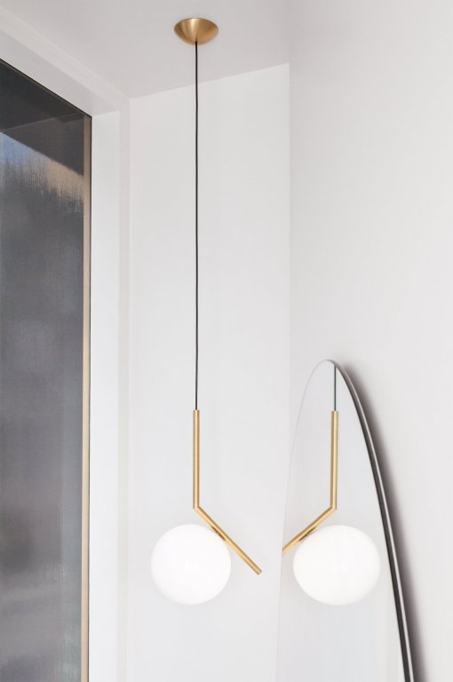 Flos IC Lights S1 hanglamp Ø20 messing