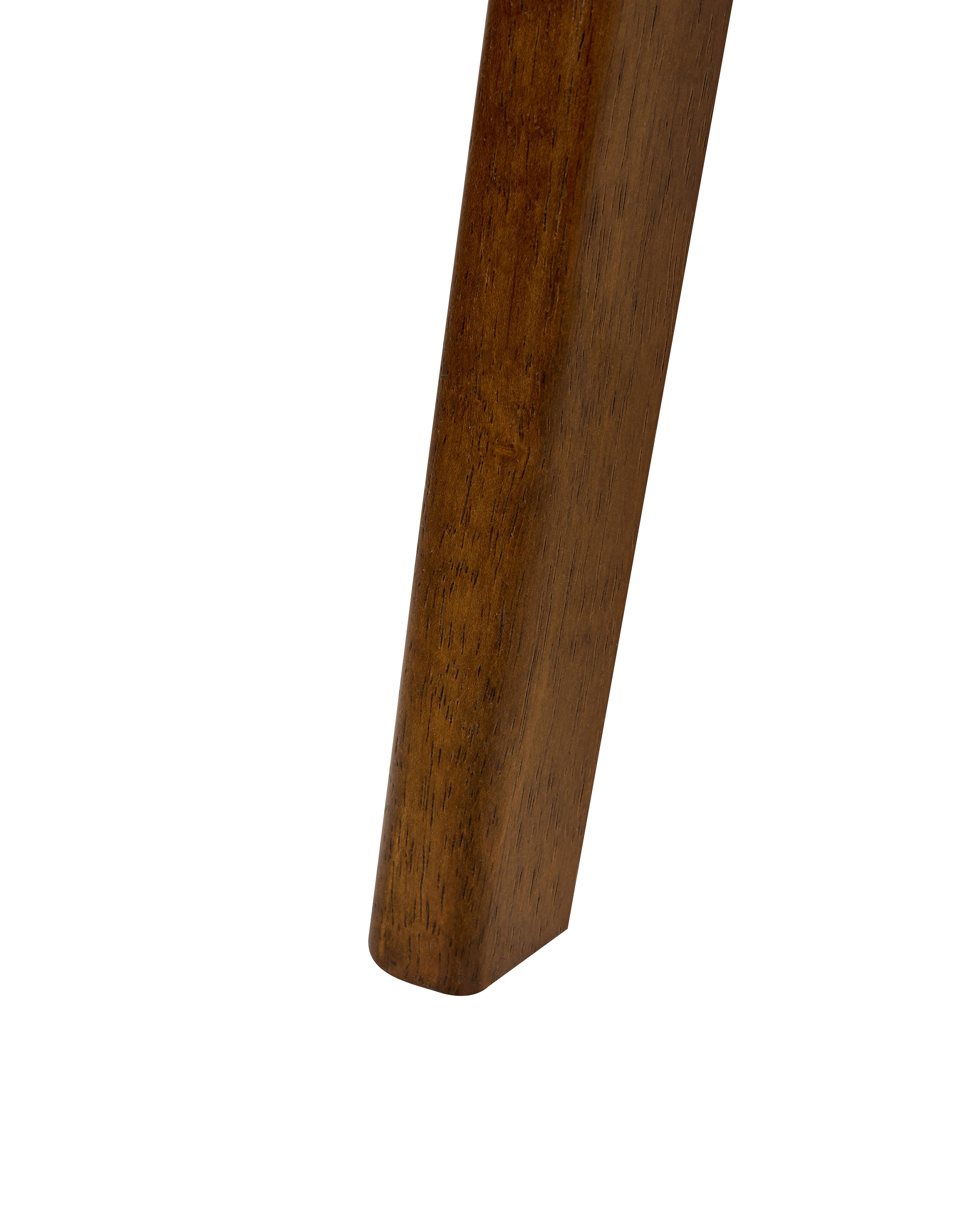 Set van 2 eetkamerstoelen ONECO Hout Donkerbruin