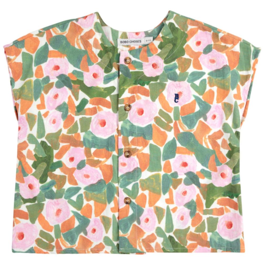 Køb Bobo Choses Multicolor Floral All Over Woven Skjorte
