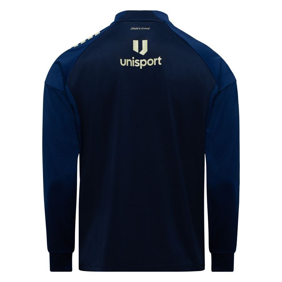 Lyngby BK Maillot d'Entraînement Fermeture Éclair 1/4 Elite - Bleu Marine/Beige
