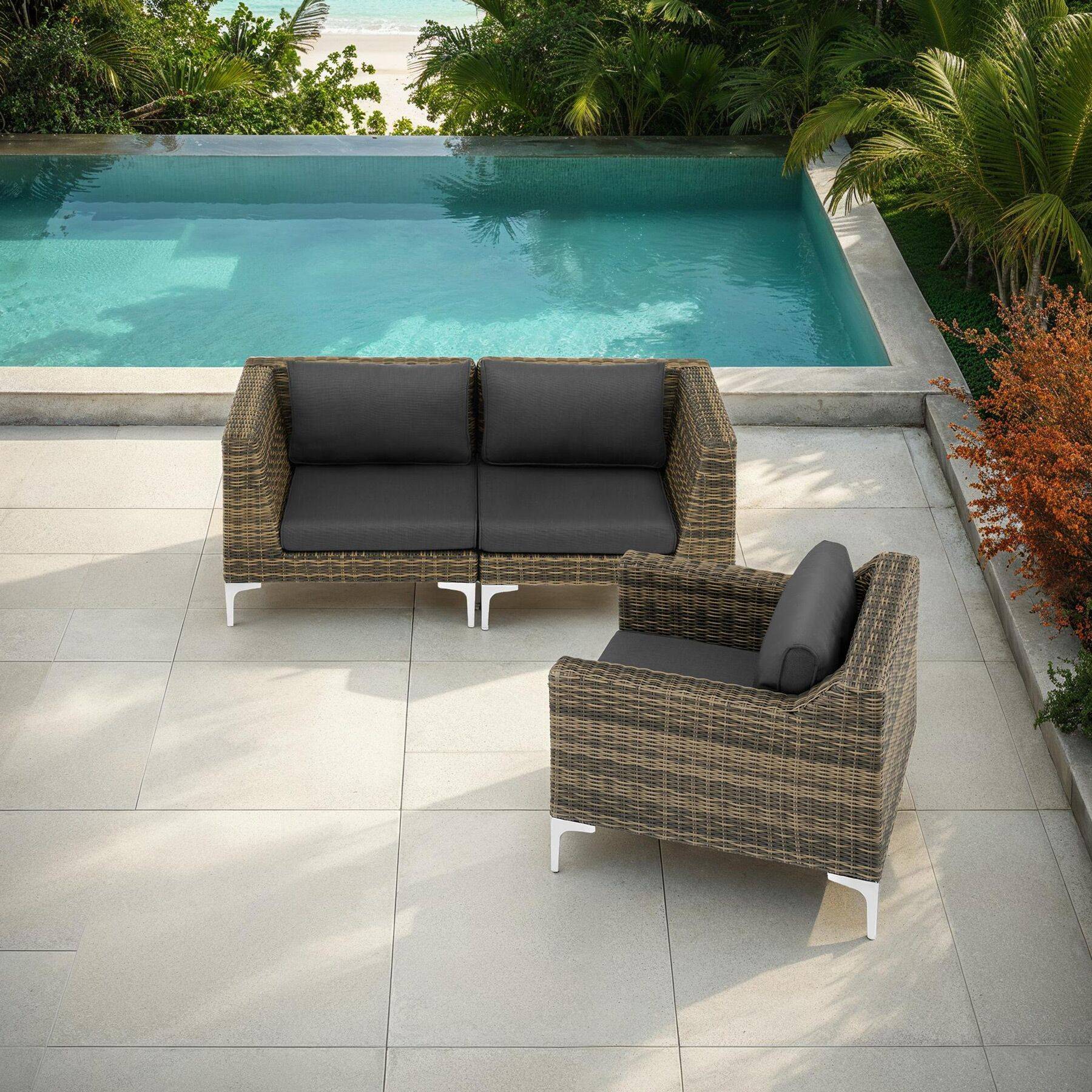 Modulares Rattanset Villanova