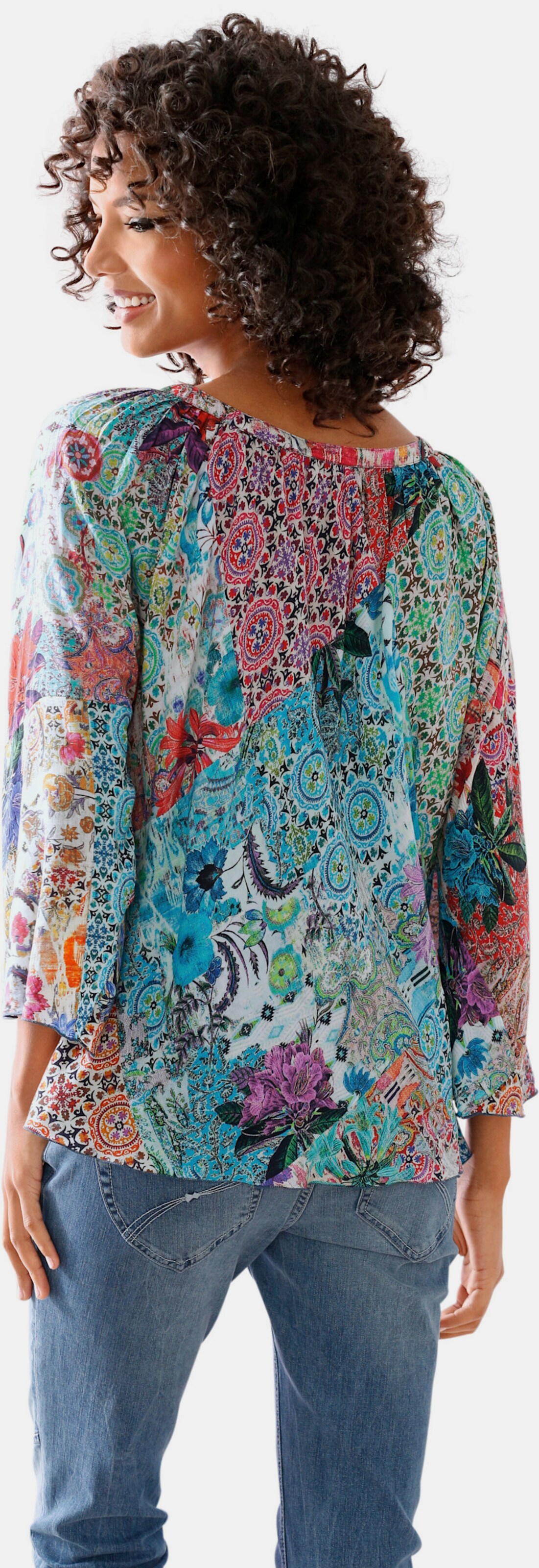 Druckbluse