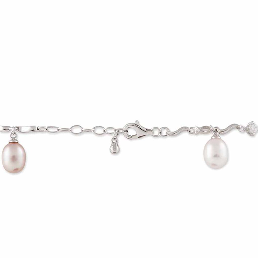 Bracelet Salomee Argent Blanc Perle De Culture