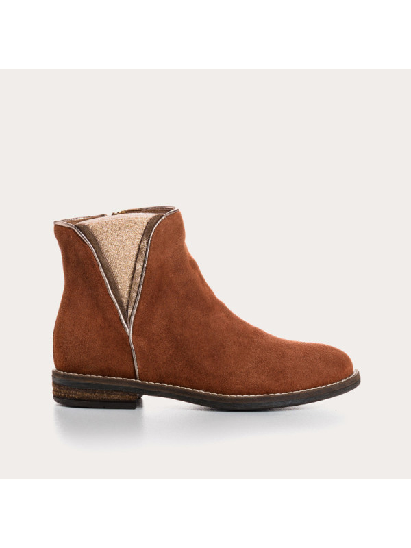 Bottines Fille MEGHAN Peau - Reqins