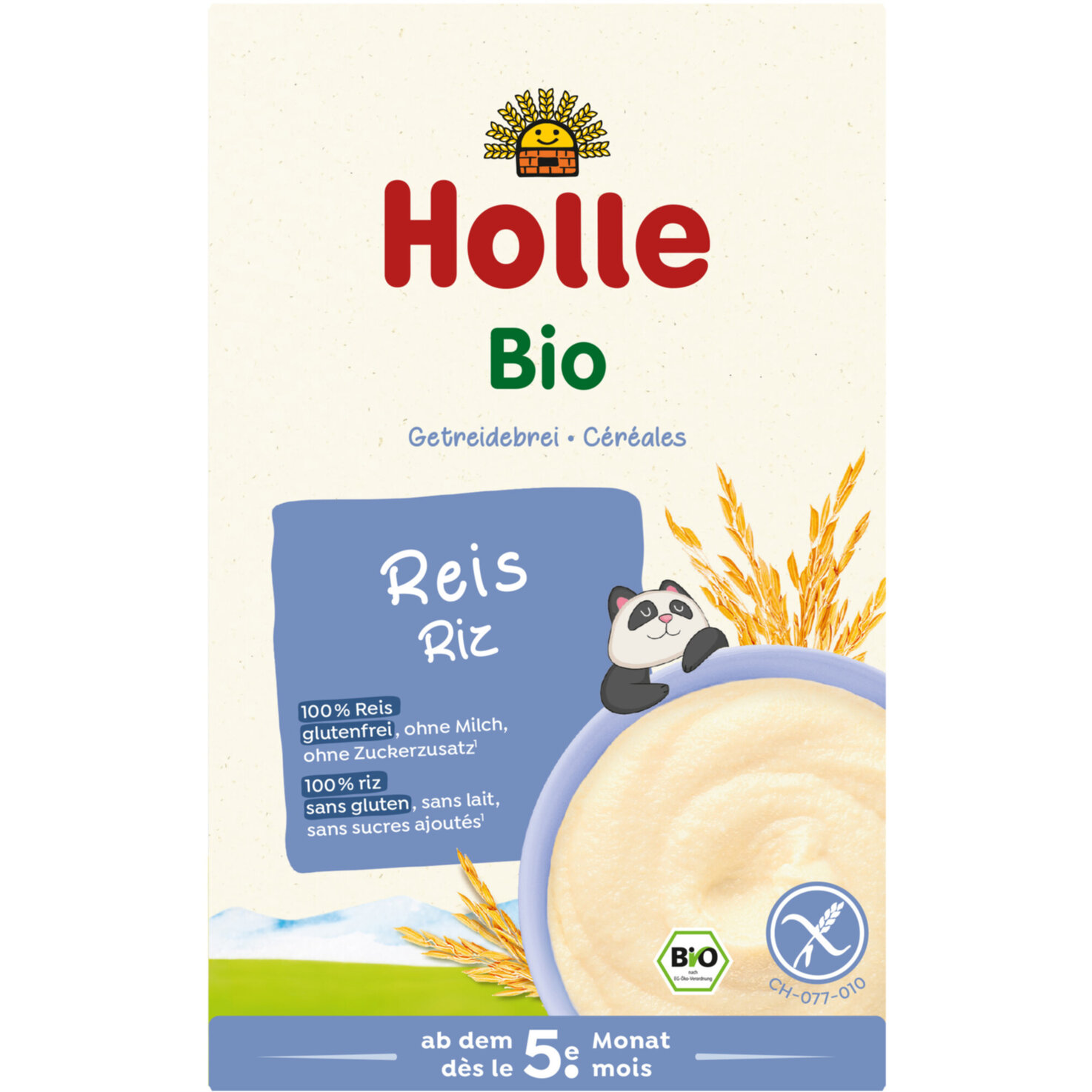 Holle Bio Babybrei Reisflocken 4+ Monate