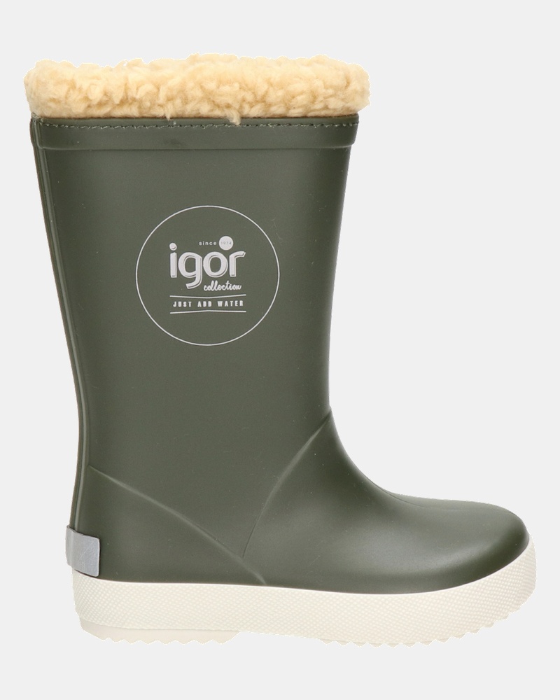 Igor Splash Nautico Borreguito Regenlaarzen  - groen