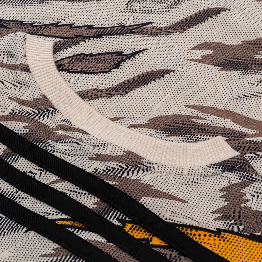 adidas Future Icons 3-Stripes T-Shirt - Marron/Jaune/Noir Enfant