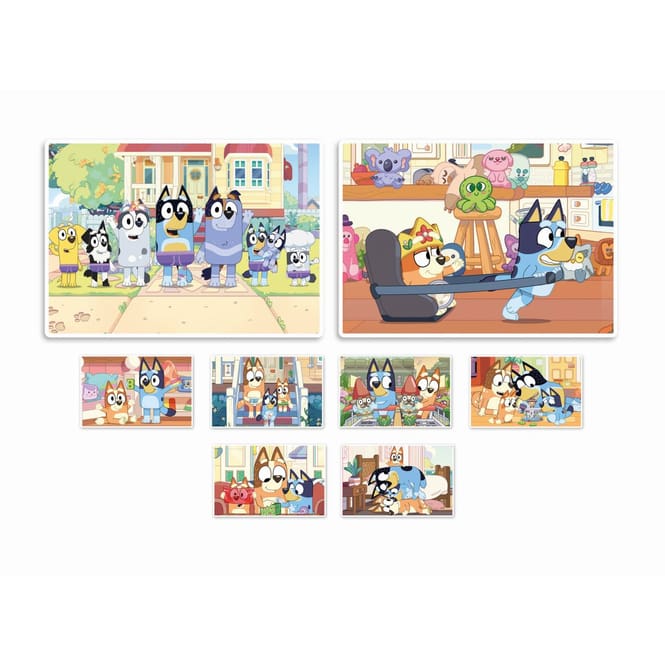 Bluey - Edukit - 4 in 1 Puzzles + Spiele
