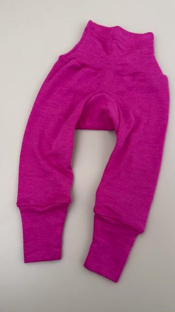 Ullbukse m/ dobbelt liv – 70% Merino, 30% Silke – Ubehandlet Ull
