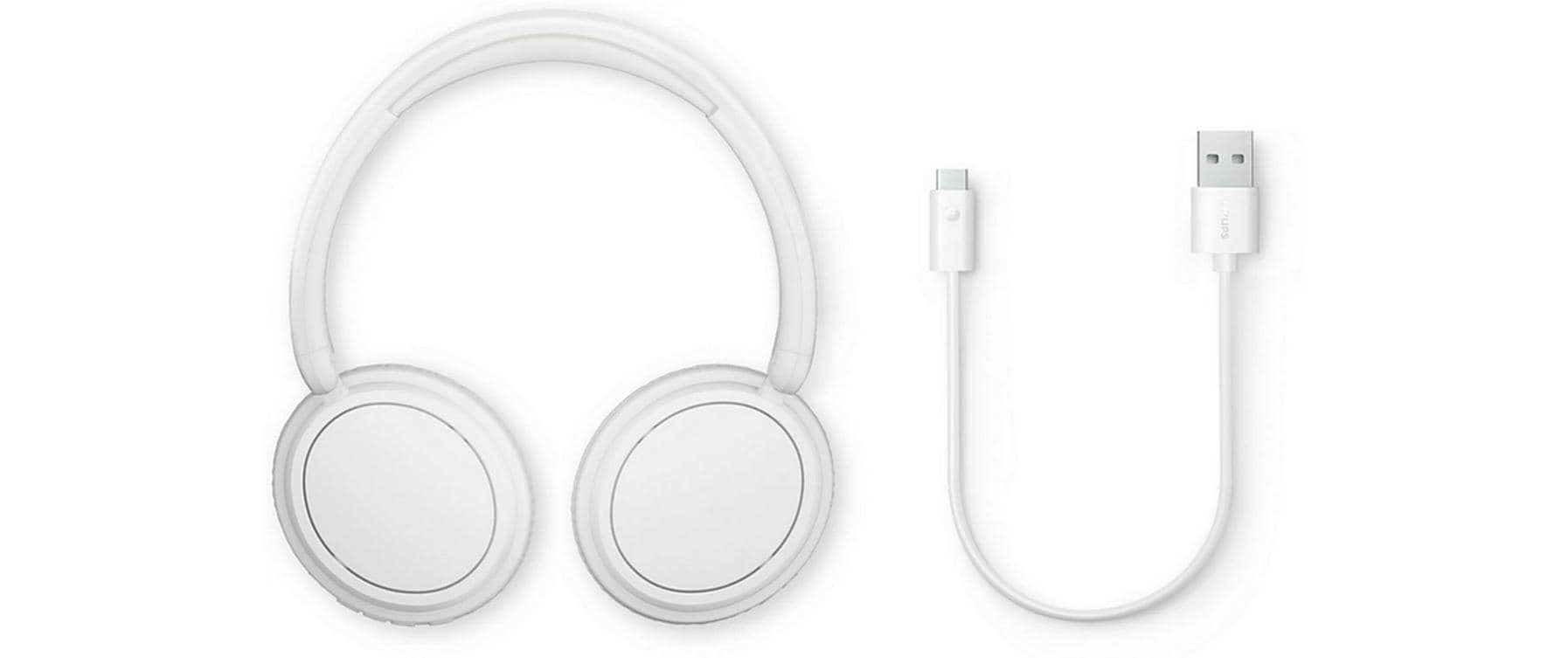 Wireless Over-Ear-Kopfhörer Serie 5000 WeissKabellose Over-Ear-Kopfhörer mit langer Akkulaufzeit und passive Geräuschunterdrückung