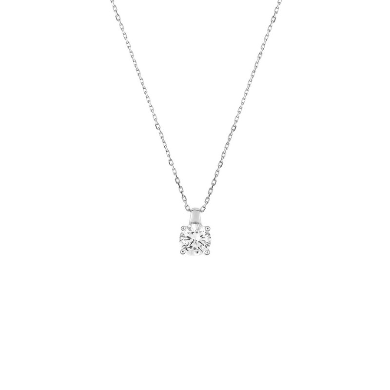 Collier Femme - Oxyde de zirconium - Or 18 Carats - Longueur : 42 cm