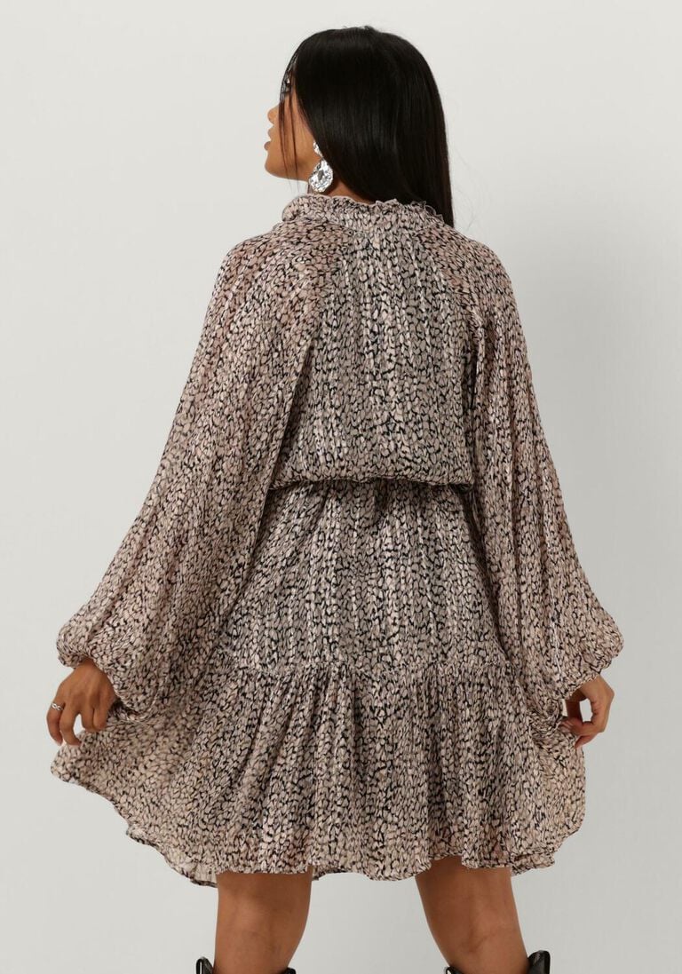 NOTRE-V beige notre-v mini jurk mini dress nv-arla