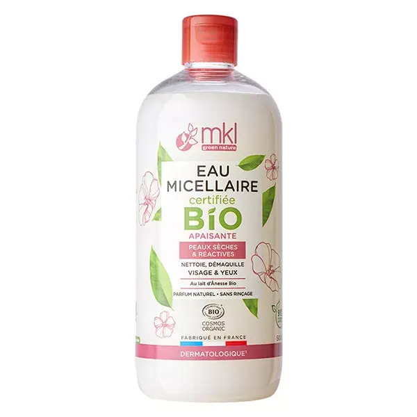 Água Micelar Calmante Orgânica MKL Green Nature 500ml