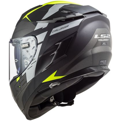 Casque LS2 FF327 CHALLENGER - ALLERT - Gris / Jaune