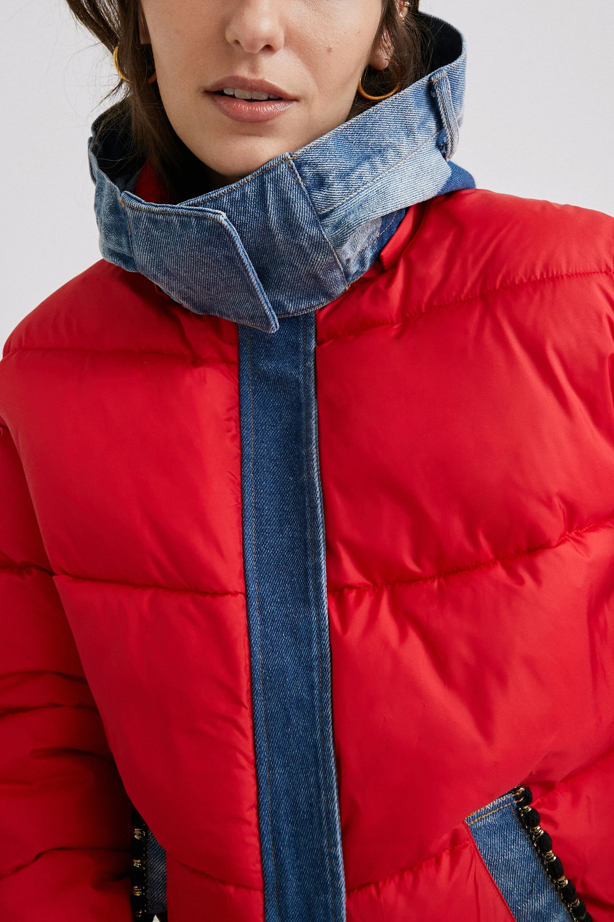 Chaqueta acolchada capucha