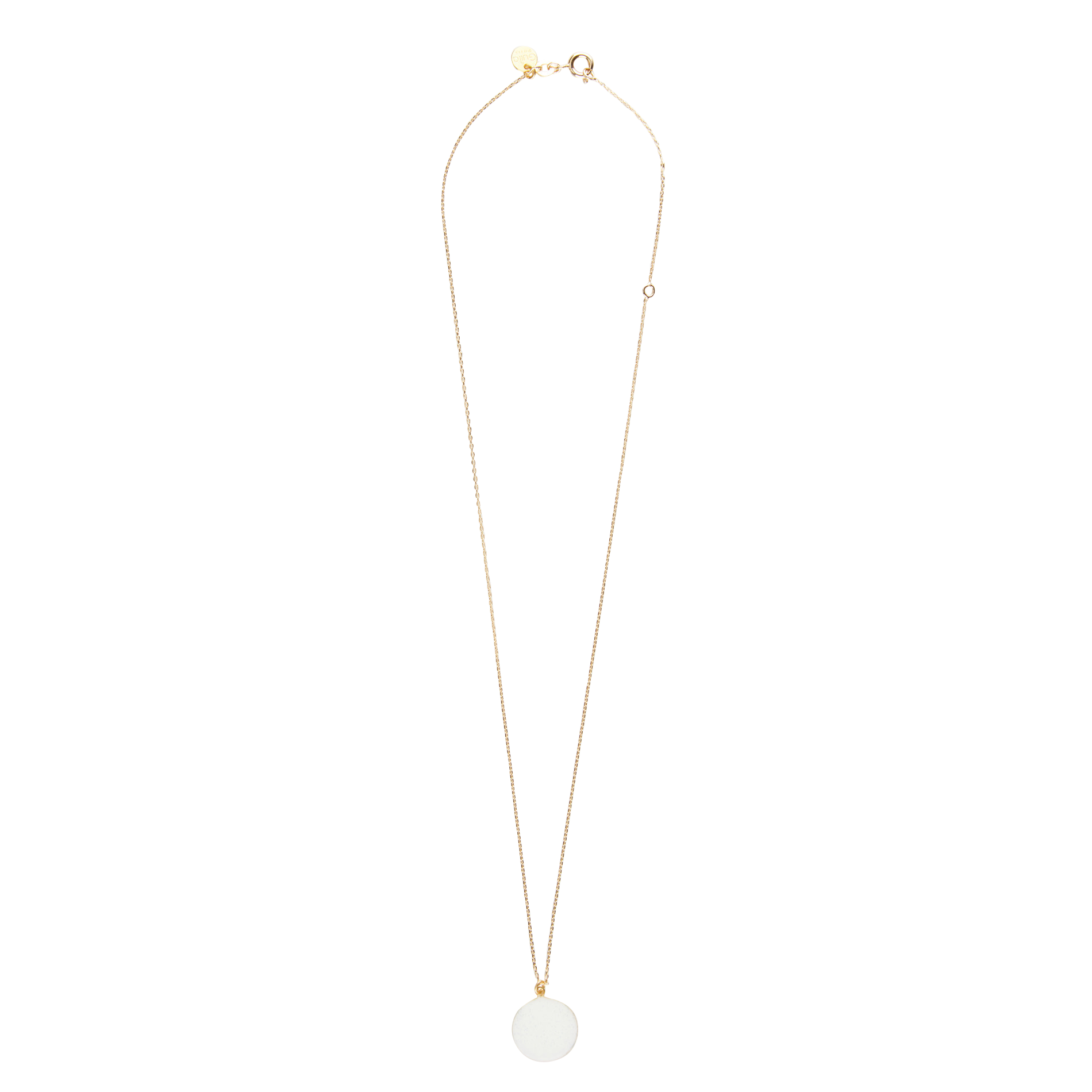 INDIEN - Collier en plaqué or | Beige