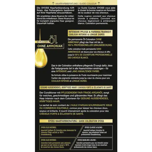 Professional Performance Oleo Intense Permanente Öl-Coloration 4-60 Goldbraun
