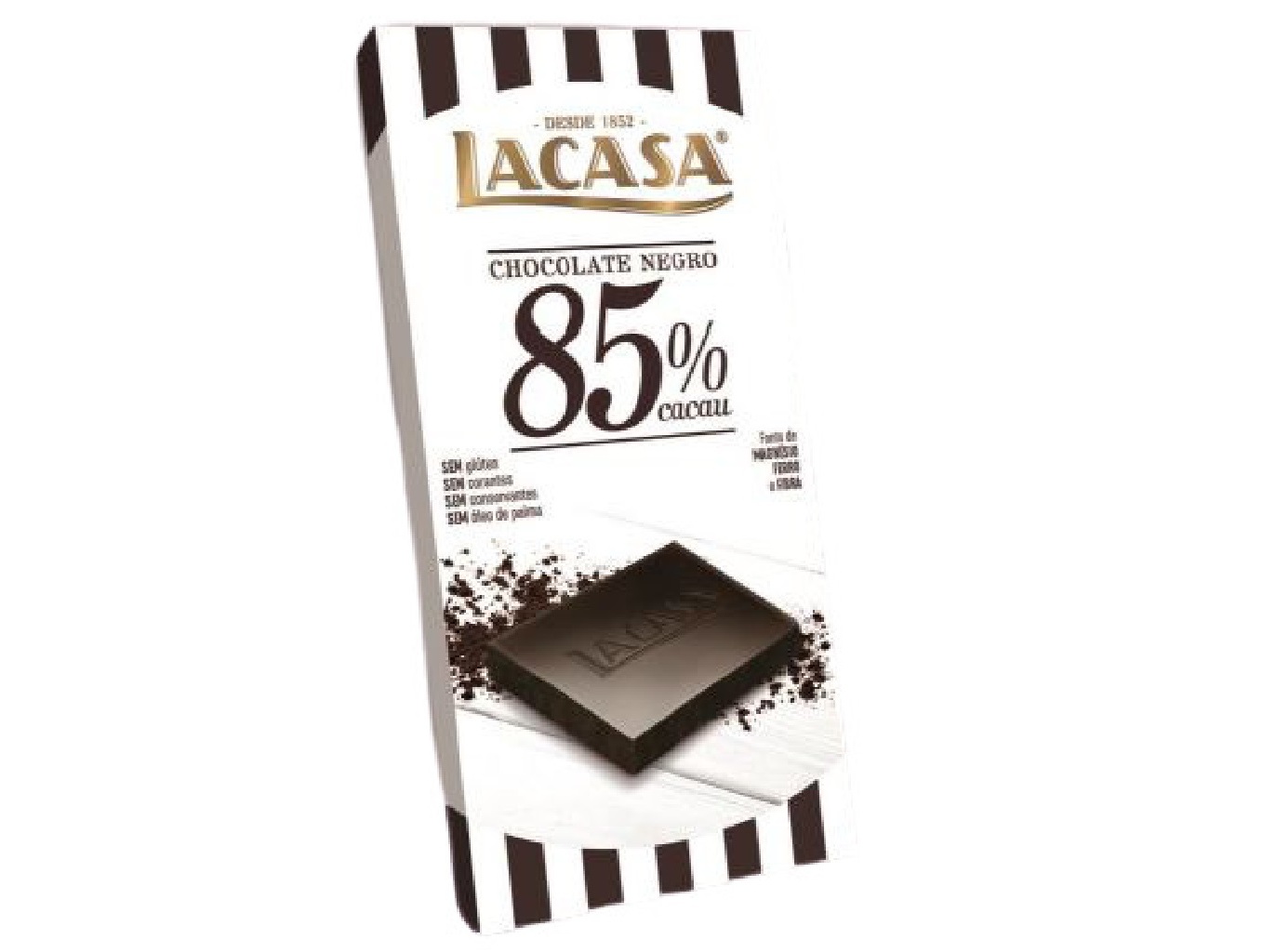 TABLETE LACASA CHOCOLATE 85% CACAU 100G