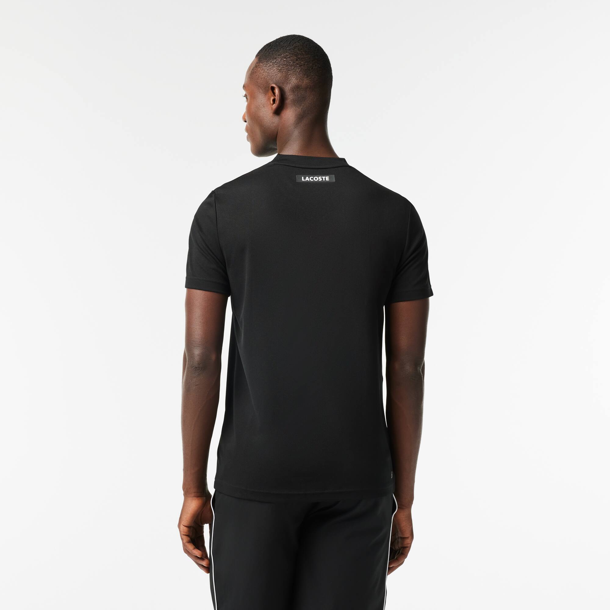 T-shirt Tennis regular fit sans couture T-Shirts - Noir - Lacoste - Homme