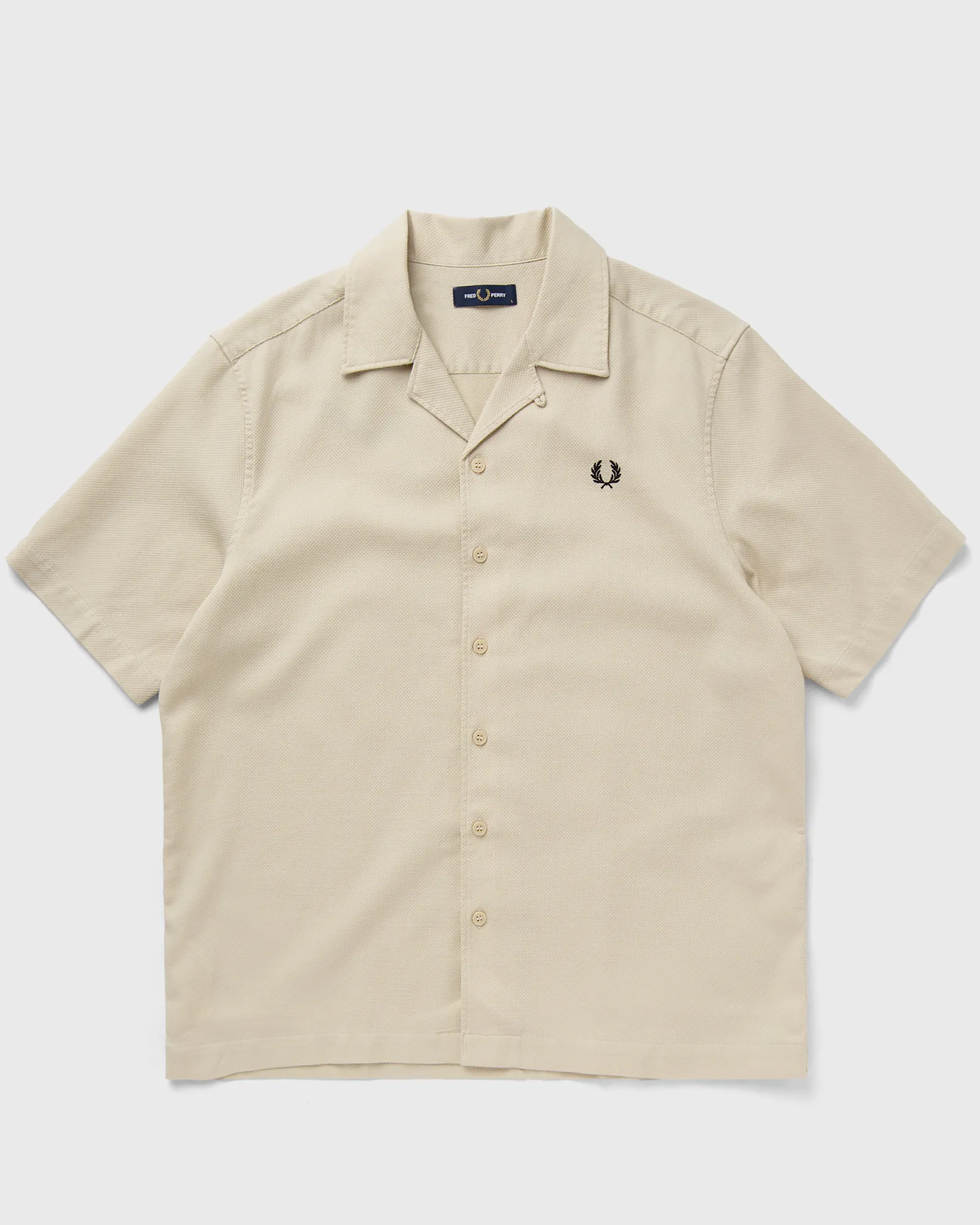 Fred Perry Pique Texture Revere Collar Shirt