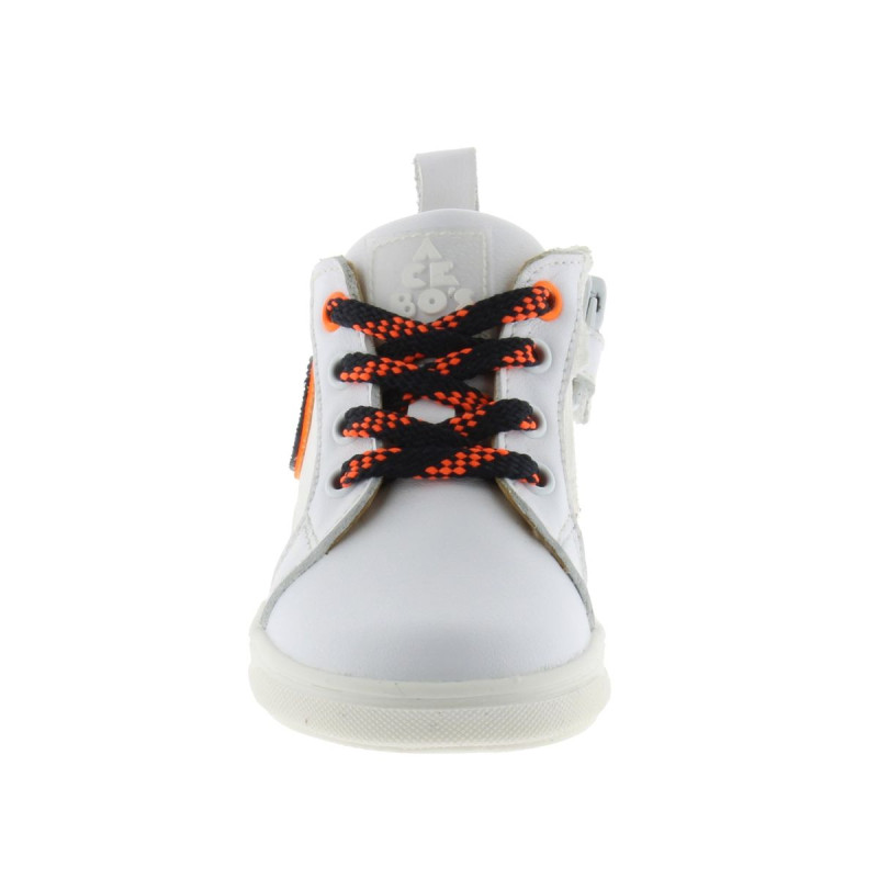 Acebos Acebos Blanc Blanc Orange Petite Etoile Zip