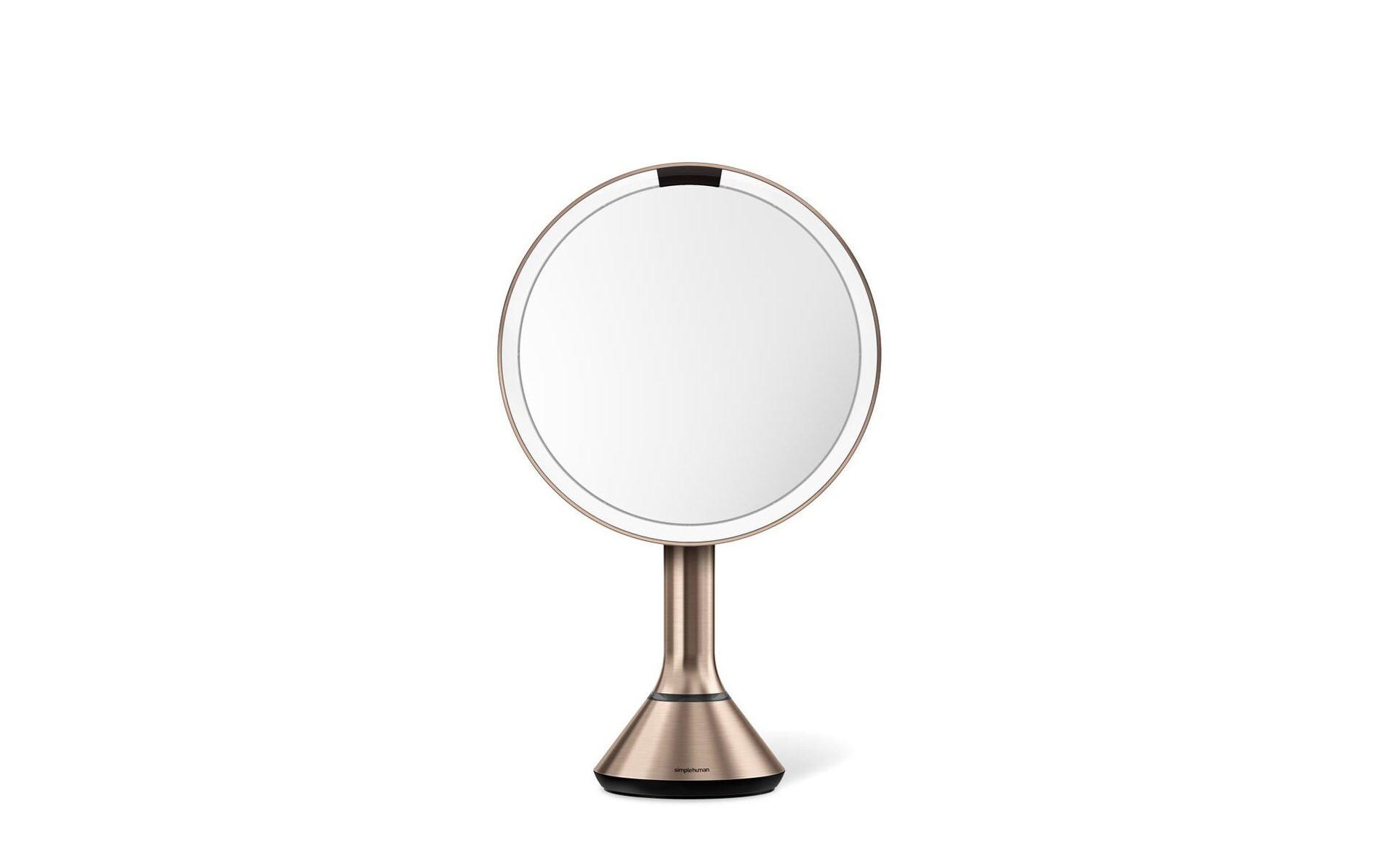 Kosmetikspiegel mit Sensor Touch Control Rosegold<br>Sensorspiegel mit Touch-Helligkeitsregelung
