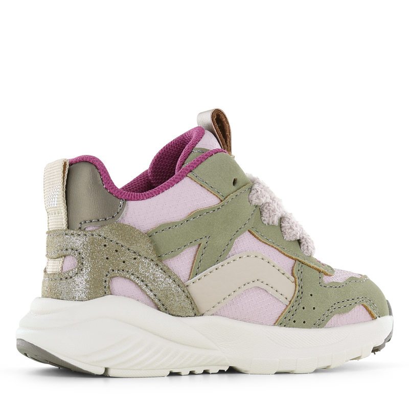 Shoesme sportief roze sneakertje Microfiber nubuck, Suède | Sale