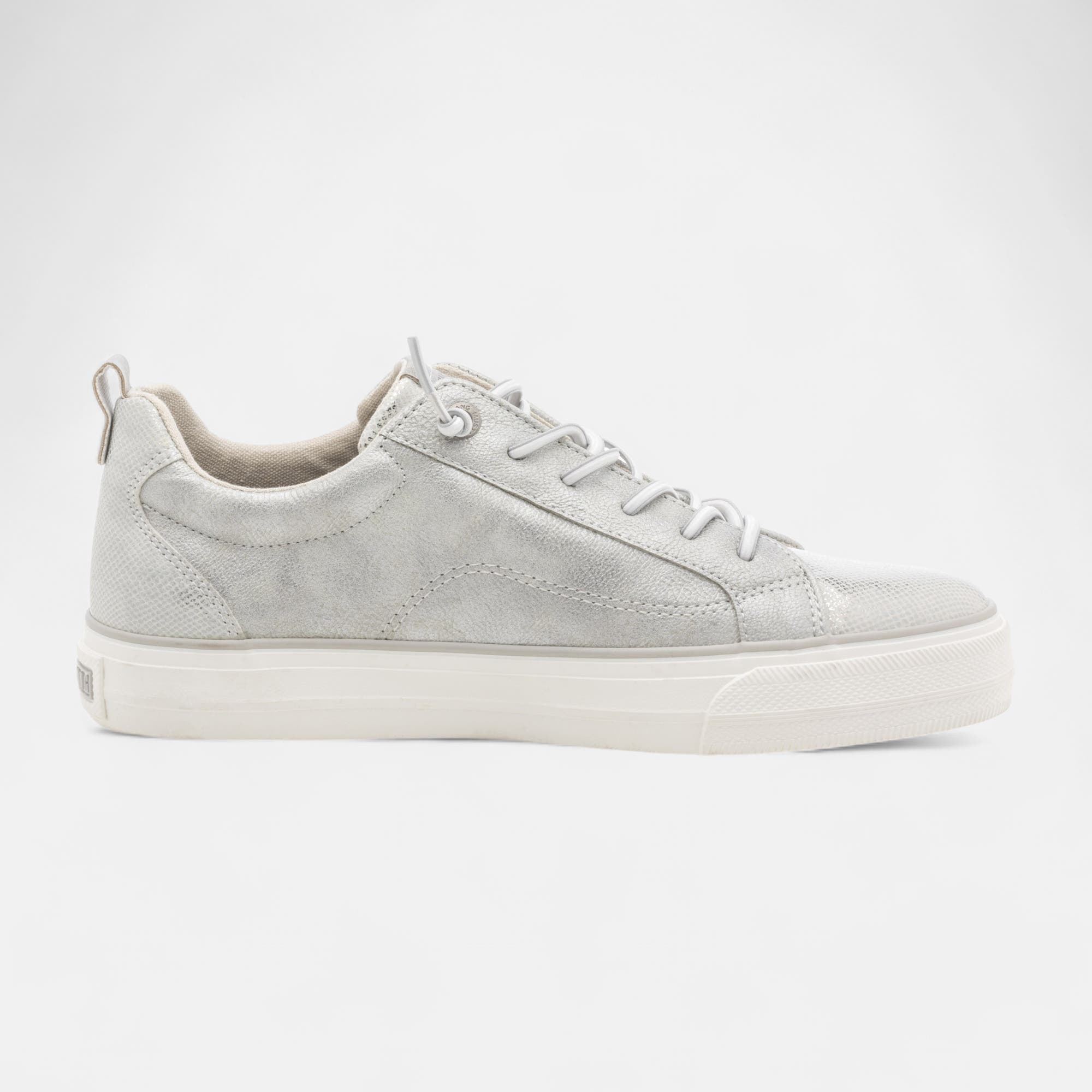 Baskets basses Femme argent