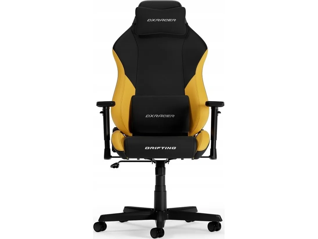DXRACER DRIFTING XL Sort/gul ergonomisk stol (epu-læder)