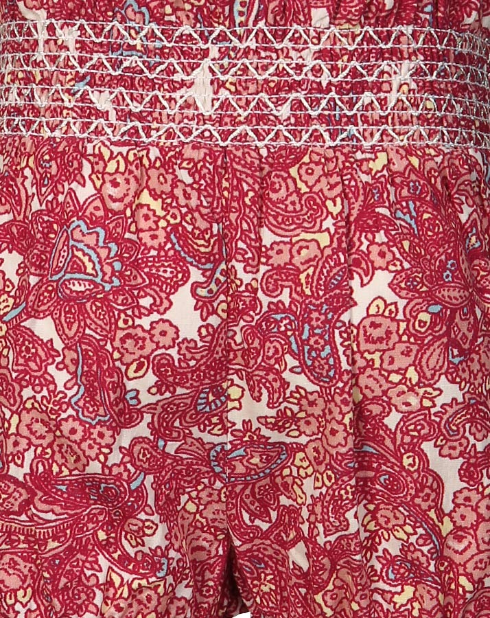 Shorts TINY PAISLEY in bordeauxviolett