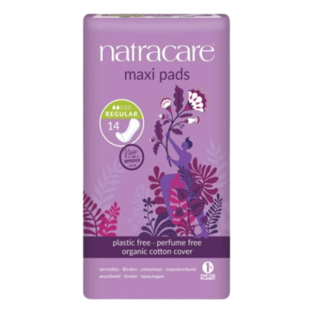 Natracare Maandverband Maxi Pads Regular14 stuks